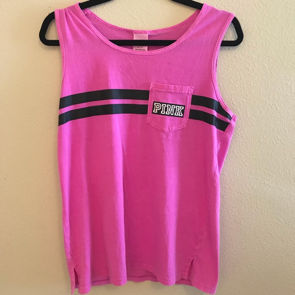 [vs pink] Purple Tank With Decals